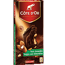 Bloc gourmand noir amandes